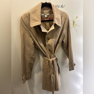 DKNY Tan Women's Trench Coat size L